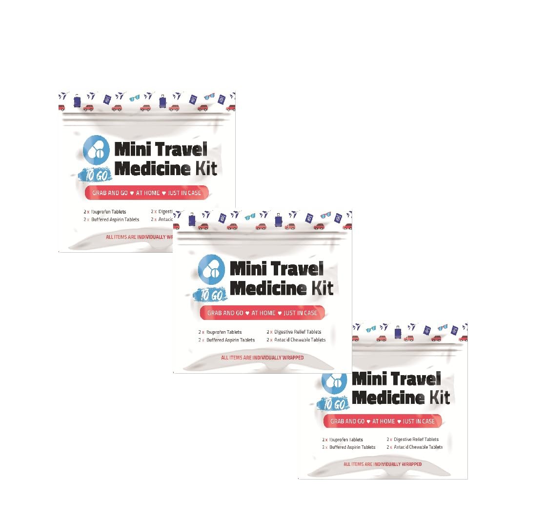 Amazon.com: Mini Travel Medicine Kit – Variety Pack of Individual